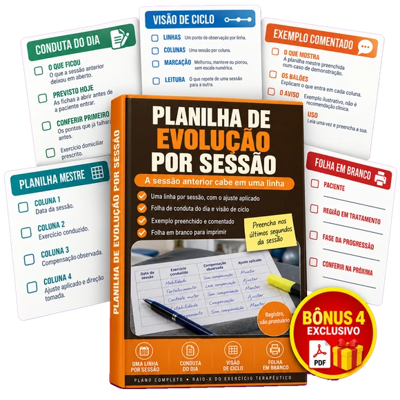 Bônus 4, Planilha de Evolução por Sessão